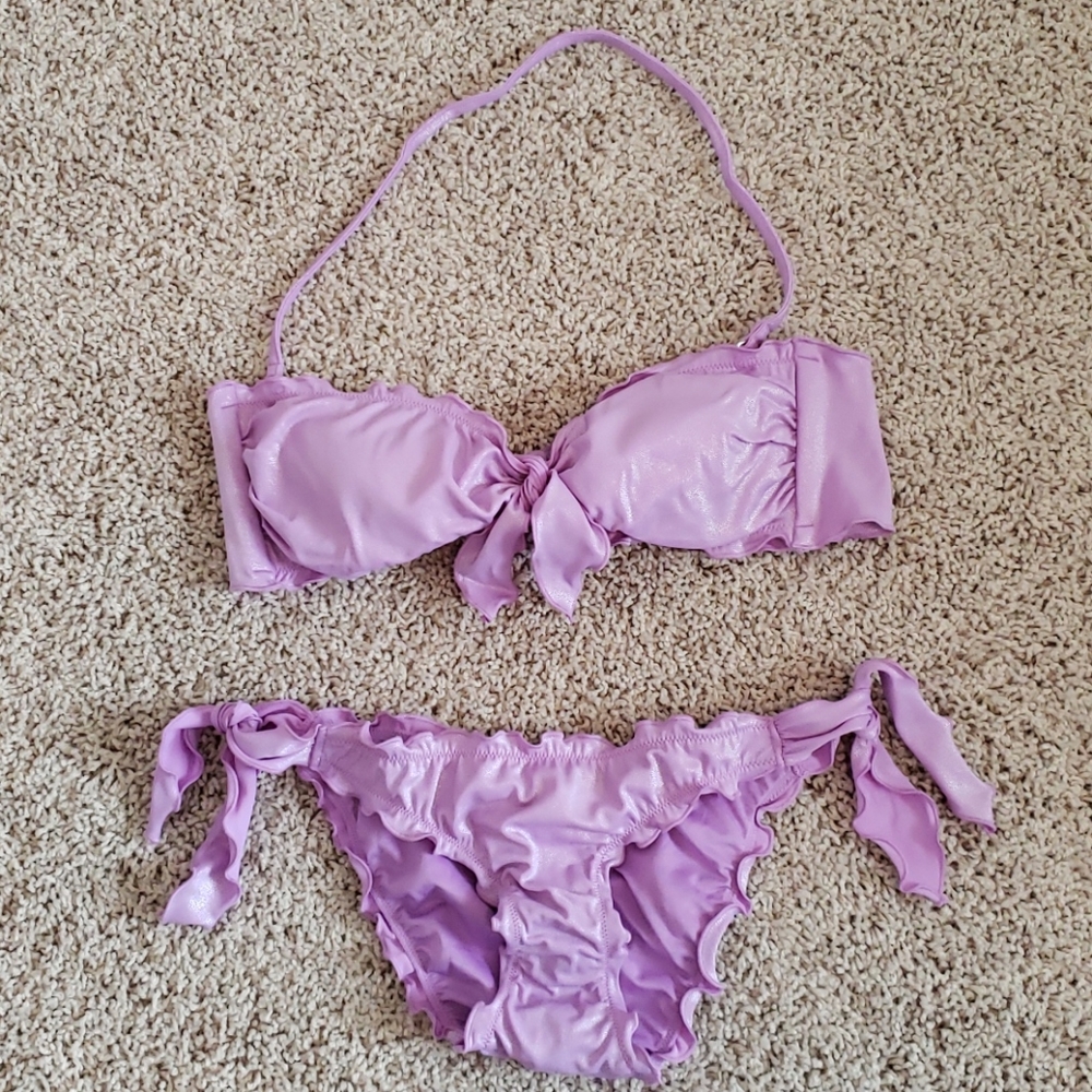 Purple Victoria's Secret Bikini Bathing Suit XS S